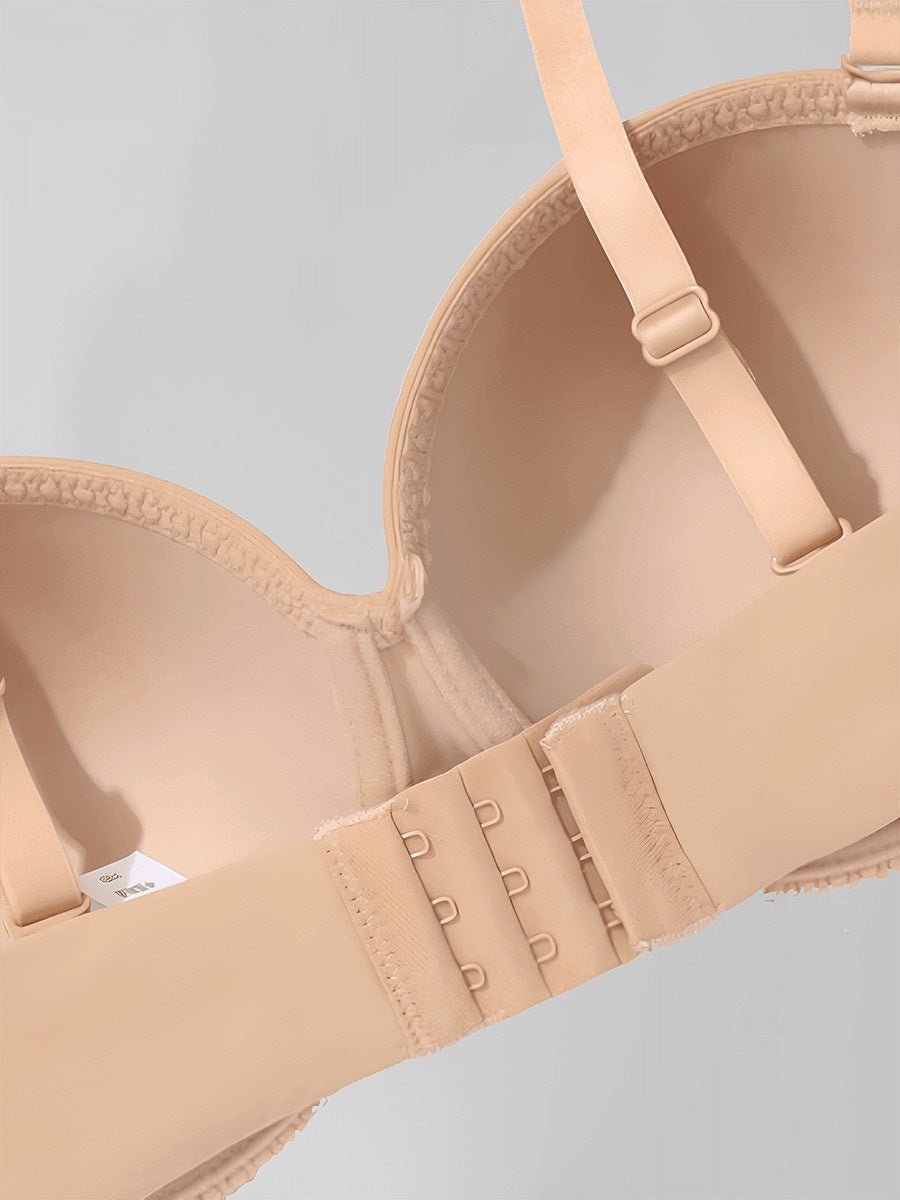 Magic Seamless Convertible Strapless Push - Up Demi Bra - Magic Bra
