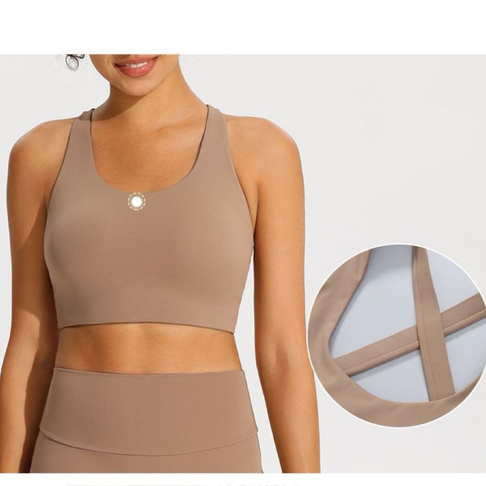 Magic Seamless Padded Sports Bra | Criss - Cross Back Design - Magic Bra