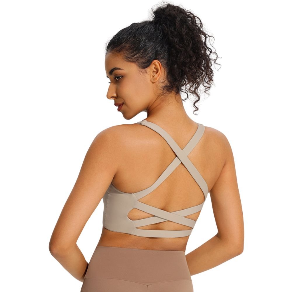 Magic Seamless Padded Sports Bra | Criss - Cross Back Design - Magic Bra
