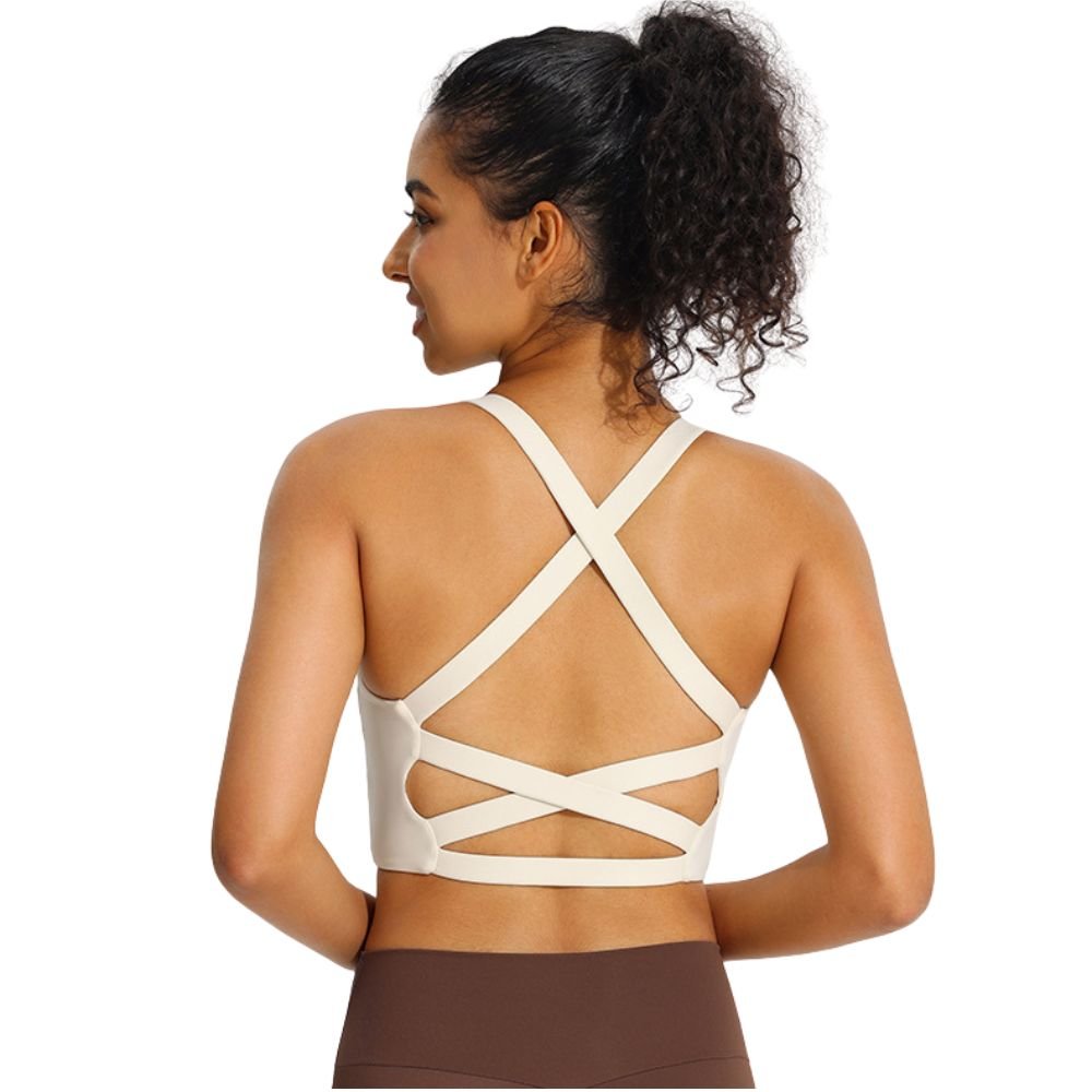 Wireless Sports Bra | Incredibly Soft, Supportive All-Day Comfort | Magic Bra | Criss-Cross Back, Seamless, Padded Fit Wireless Sports Bra | Incredibly Soft, Supportive All-Day Comfort | Magic Bra | Criss-Cross Back, Seamless, Padded Fit