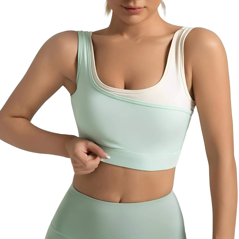 Magic Sports Bra with Soft Stretch Support | DualTone Seamless Design - Magic Bra