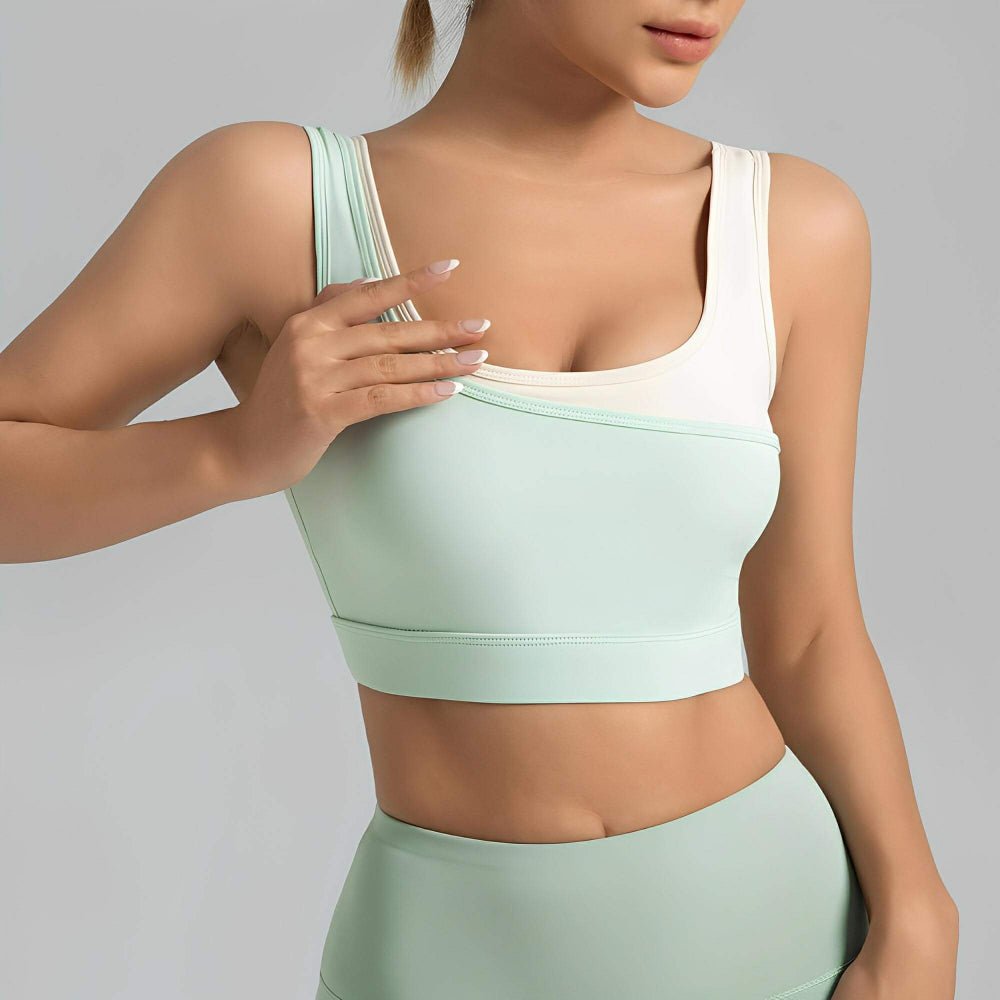 Magic Sports Bra with Soft Stretch Support | DualTone Seamless Design - Magic Bra