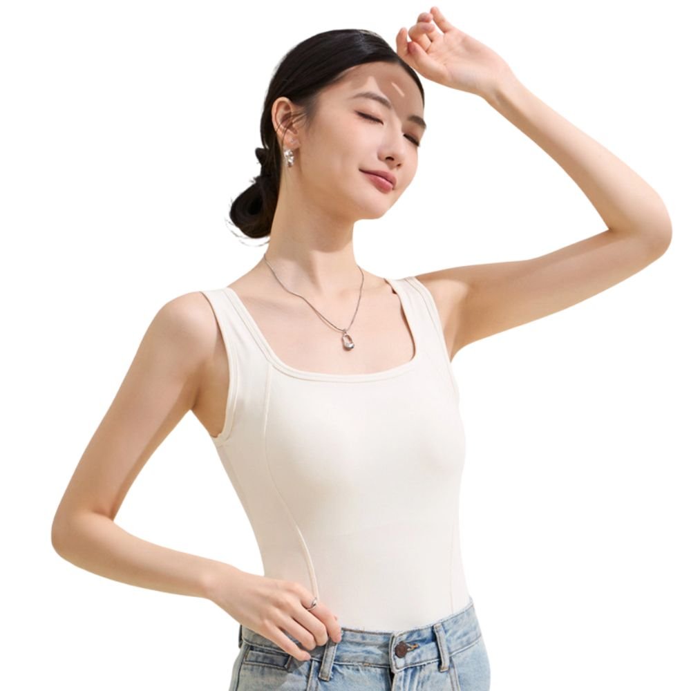 Magic Tank Top With Built - In Bra | Wireless Padded Camisole For Daily Wear - Magic Bra