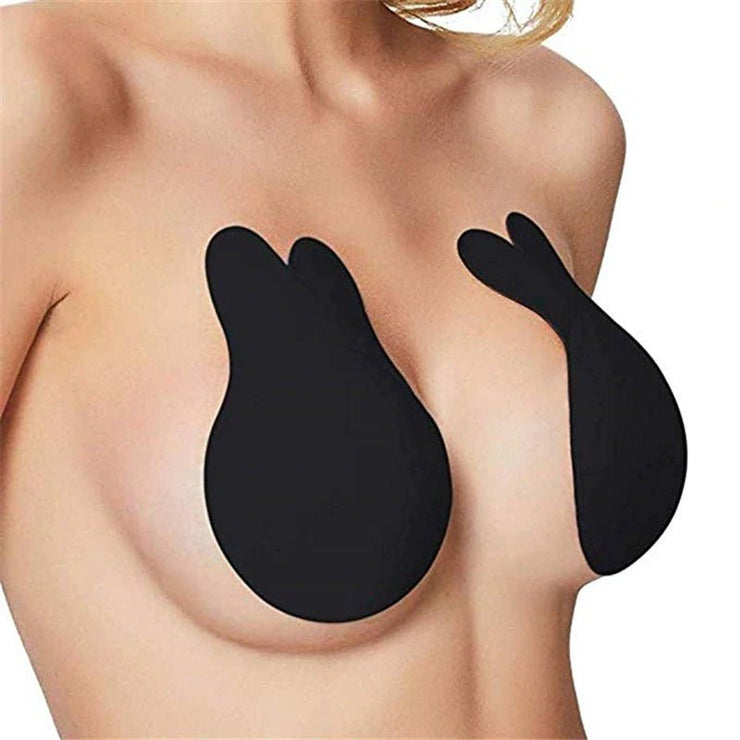 Modis Invisible Bra Push Up Silicone Bra for Wedding Dress Magic Bra with  Transparent Straps Backless Bralette Lingerie, Style 3-black :  : Fashion
