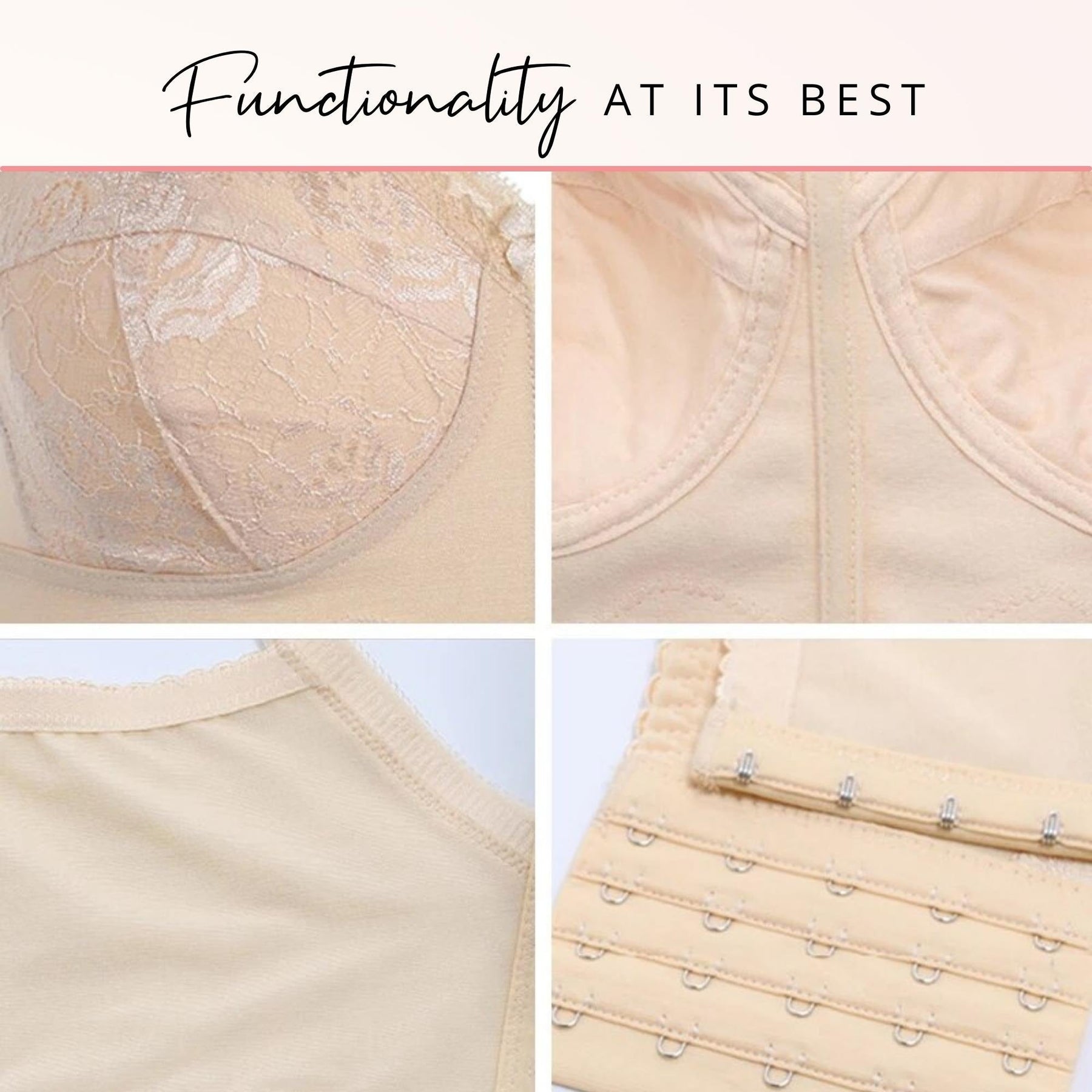 Magic Maternity Plus Size Nursing Lace Bra, Wire Free, Adjustable Strap ...