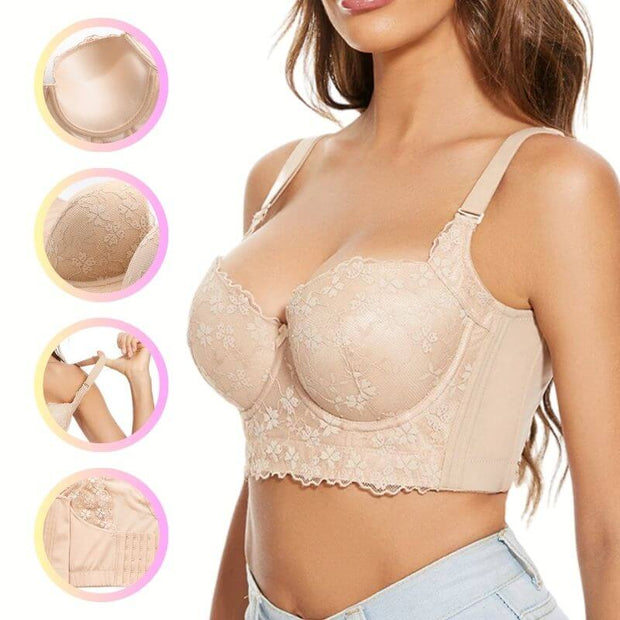 Sexy Brassiere Lingerie Underwire Bra Push Up Bh for Women A B C D E Cups  Criss-Cross Magic Convertible Adjusted Bandage Straps