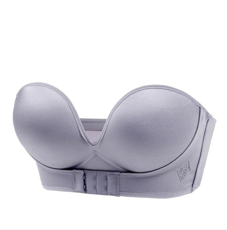 adviicd Strapless Bras for Women Push Up Women's Front Closure