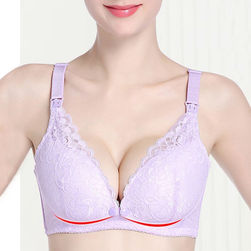 Magic Underwire Lace Breathable Nursing Bra - Magic Bra